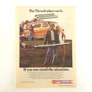Vintage Dodge B Series Custom Van Print Ad 1978 Advertising Collector Display